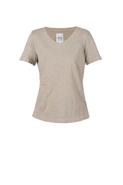 Blue Andrea Flame Tee Khaki - Blue Sportswear