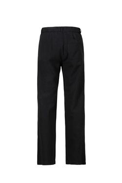 Blue Deleste Cotton/Linen Trousers Black - Blue Sportswear