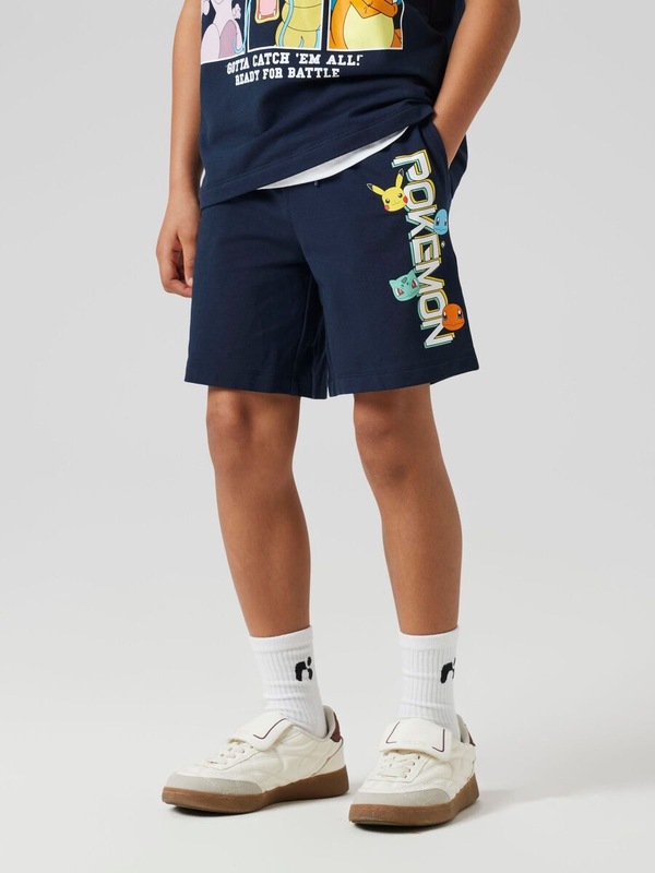 Name It Pokemon Sweat Shorts Navy Blazer - Name It