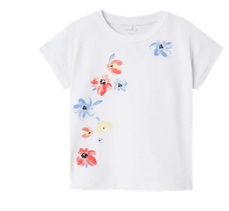 Name It Fabiola SS Top BRIGHT WHITE - Name It