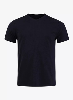 Pelle P Crew V-Tee DK Navy Blue - Pelle P