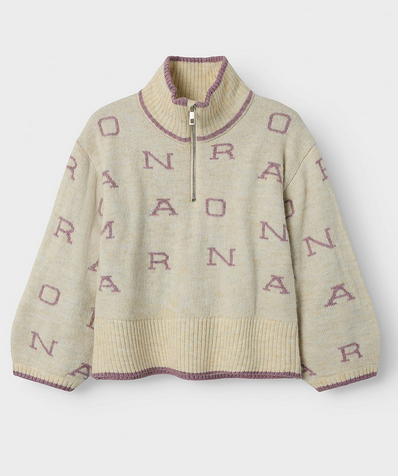 Name It Neify Ls Oversized w zip Summer Sand - Name It