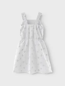 Name It Violeta Strap Dress BRIGHT WHITE - Name It