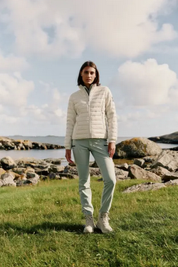 Twentyfour Venture Lett Dunjakke W GRÅHVIT - Twentyfour