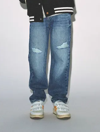 Name It Ryan Straight Jeans  Medium Blue Denim - Name It