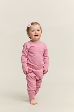 Gullkorn Villvette Baby Body Dus rosa - Gullkorn Design
