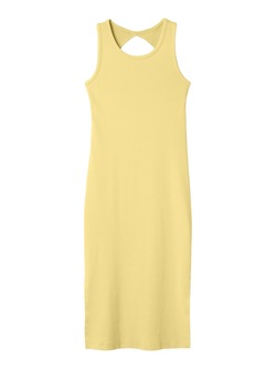 Name It Jalgos XSL Maxi Tank Dress Lemon Meringue - Name It