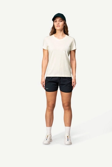Devold Premium Oats Tee Wmn White - Devold