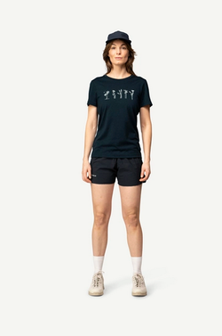 Devold Classic Flowers Tee Ink - Devold