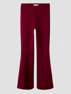 Name It Frikkali Bootcut Pant BURGUNDY - Name It