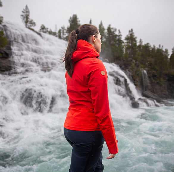 Tufte Pine Jacket W Fiery Red - Tufte