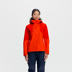 Tufte Pine Jacket W Fiery Red - Tufte