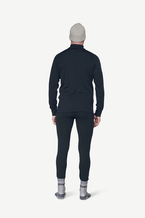 Devold Signature Merino Zip Man Ink/Offwhite - Devold