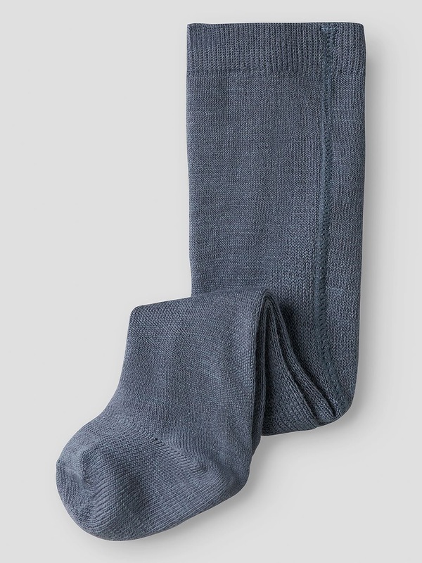 Name It Wak Wool Pantyhouse Solid Folkstone gray - Name It